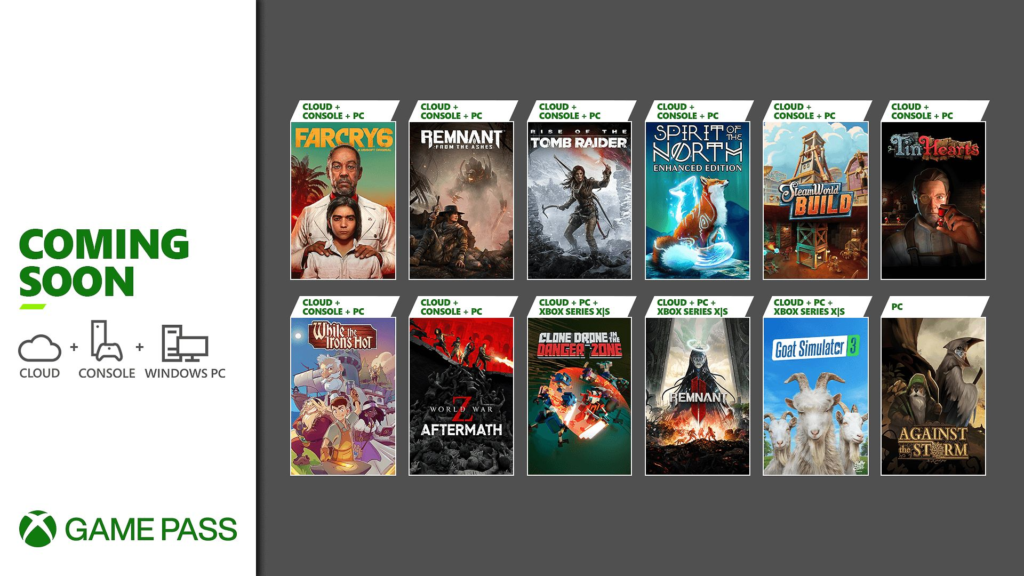 Day-one do Xbox Game Pass anunciado para 2024