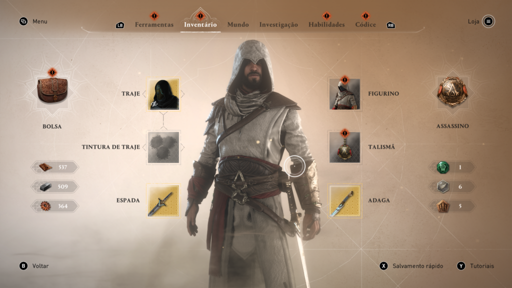 Assassin's creed mirage vai ter poucas horas de jogo ? 